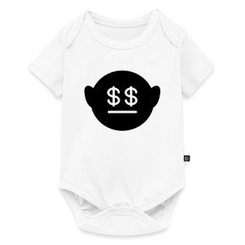 Face dollar - Baby Premium short-sleeve bodysuit - white - Front