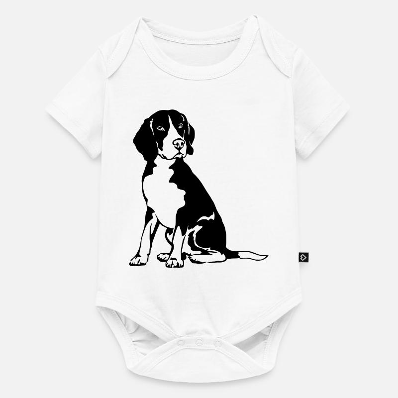 beagle - Baby Premium short-sleeve bodysuit - white