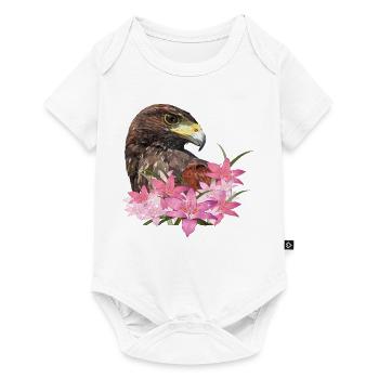 Harris Hawk - Baby Premium Kurzarmbody - Weiß - Vorne
