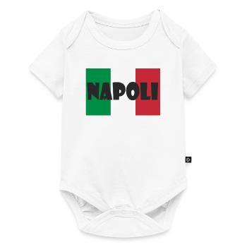 Napoli Design - Baby Premium Kurzarmbody - Weiß - Vorne