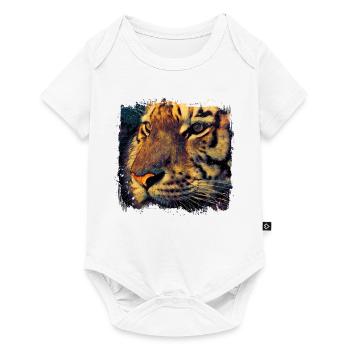 Tiger Animal Animal Predator Predator Africa Safari - Baby Premium short-sleeve bodysuit - white - Front