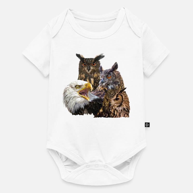 Rapaces - Body à manches courtes Premium Bébé - blanc