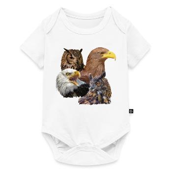 Rapaces - Body à manches courtes Premium Bébé - blanc - Devant