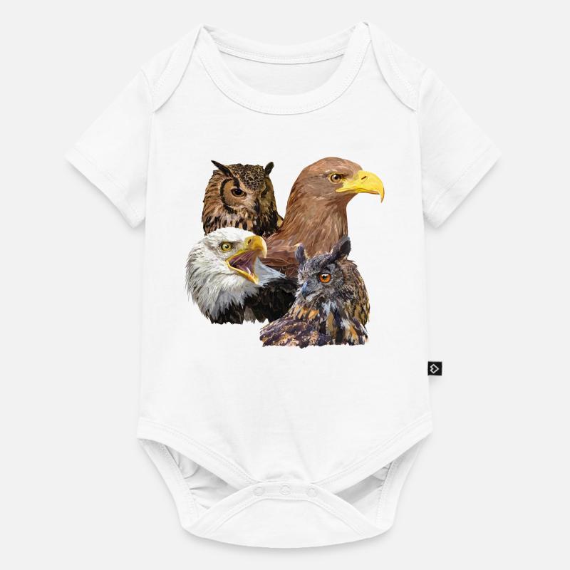 Rapaces - Body à manches courtes Premium Bébé - blanc
