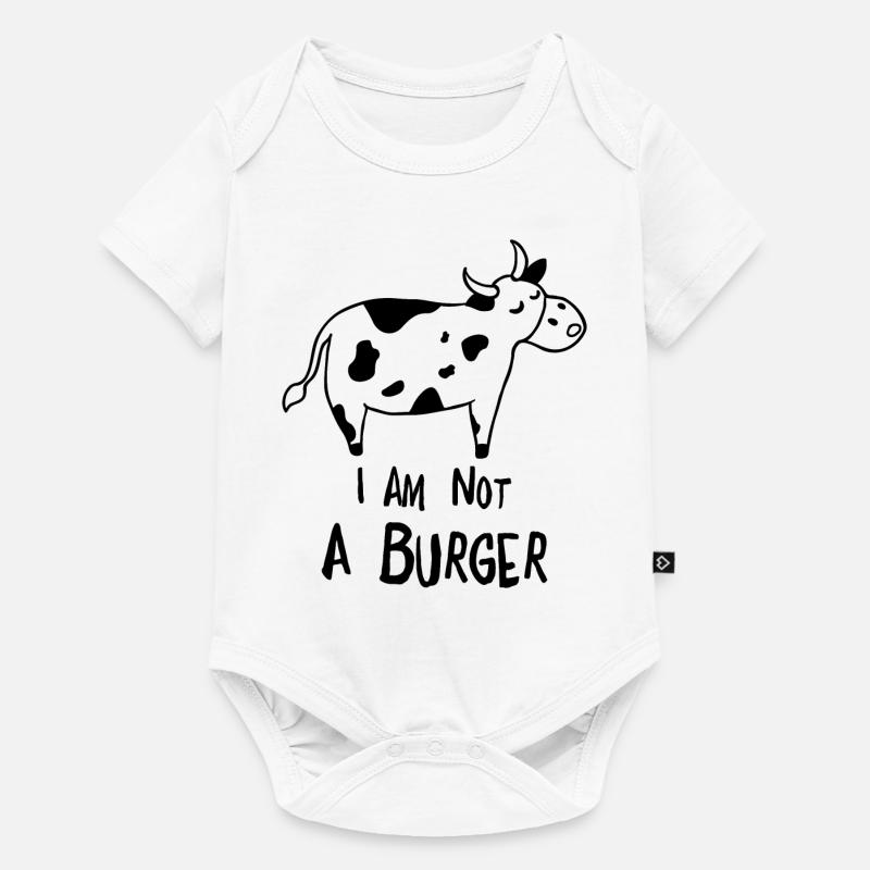 I am not a Burger - Je ne suis pas un burger - Body à manches courtes Premium Bébé - blanc