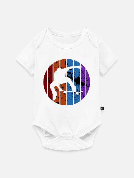 Skateboard - Body à manches courtes Premium Bébé - blanc