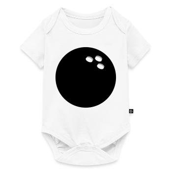 Bowling Boule de bowling - Body à manches courtes Premium Bébé - blanc - Devant