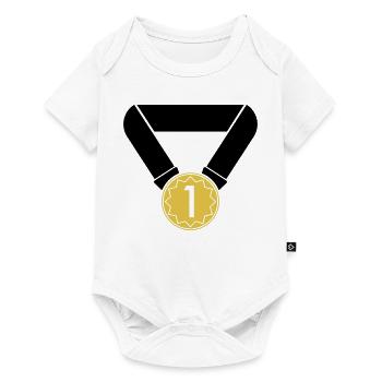 Medal 1st place - Baby Premium short-sleeve bodysuit - white - Front
