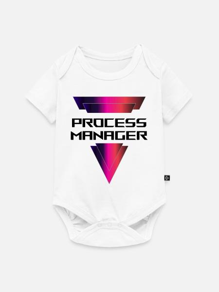 PROCESS Manager - Baby Premium Kurzarmbody - Weiß