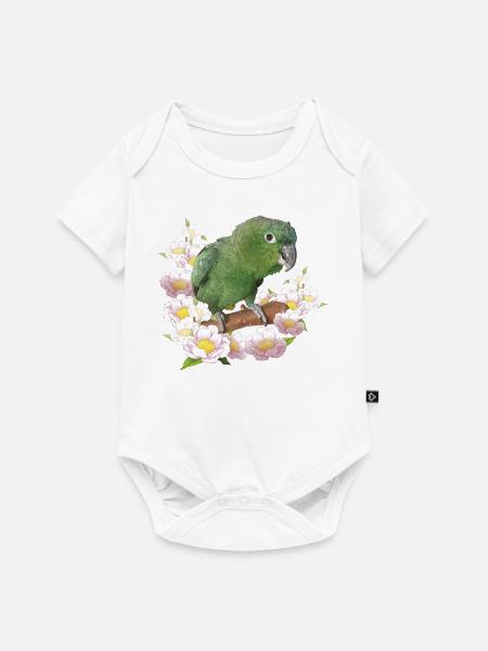 Der Farinöse Papagei - Baby Premium Kurzarmbody - Weiß