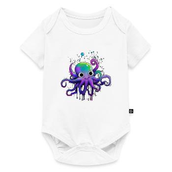 Small sweet octopus - Baby Premium short-sleeve bodysuit - white - Front