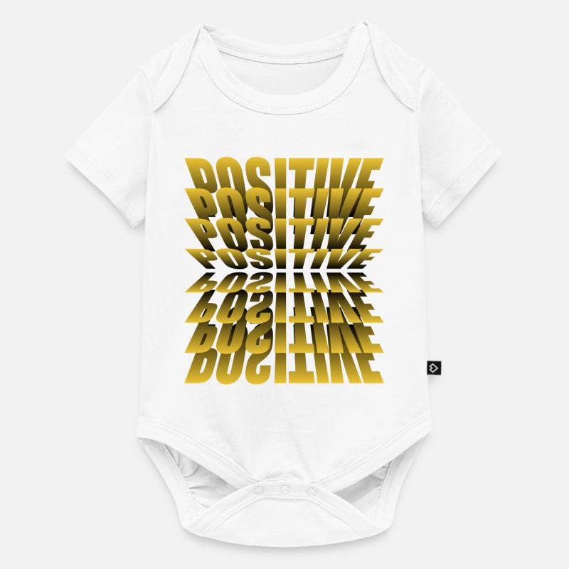 Répandre la Joie avec ce Design-Typographie design - Body à manches courtes Premium Bébé - blanc