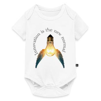 Innovation is the new normal (World Creativity Day) - Baby Premium short-sleeve bodysuit - white - Front