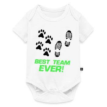 Best Team Ever - Baby Premium short-sleeve bodysuit - white - Front