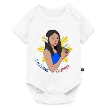 Philippines Filipina Flag Dalagang I Gift - Baby Premium short-sleeve bodysuit - white - Front