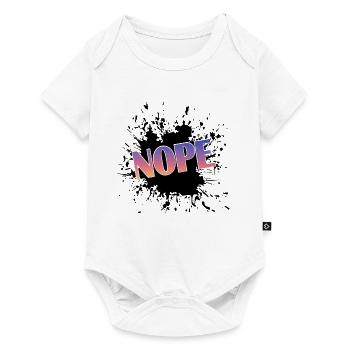 Nope, Nope not today - Baby Premium Kurzarmbody - Weiß - Vorne