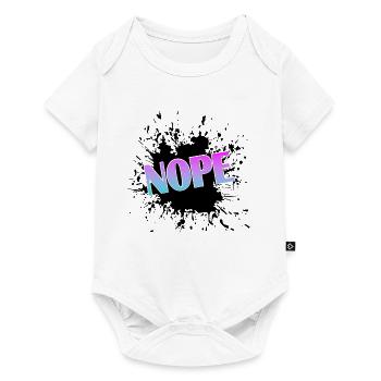 Nope - Baby Premium Kurzarmbody - Weiß - Vorne