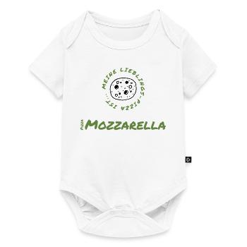 Pizza Mozzarella: Die Käsesensation für Genießer - Baby Premium Kurzarmbody - Weiß - Vorne