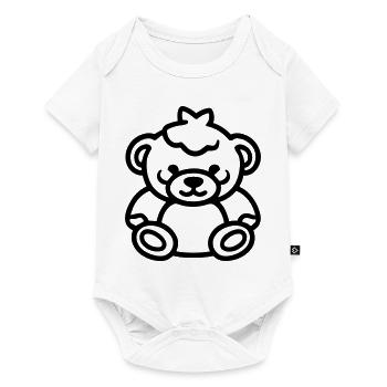 Teddy Bear - Baby Premium short-sleeve bodysuit - white - Front