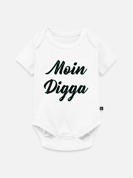 Digga - Baby Premium Kurzarmbody - Weiß