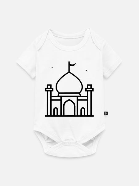 Moschee - Baby Premium Kurzarmbody - Weiß