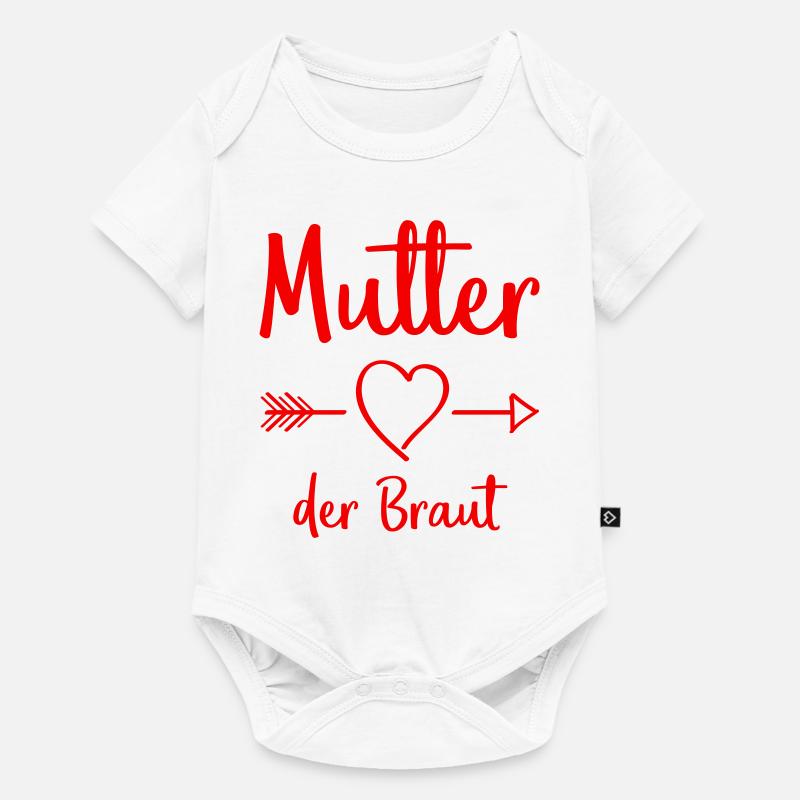mutter der braut - Baby Premium Kurzarmbody - Weiß