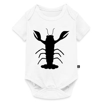Homard noir - Body à manches courtes Premium Bébé - blanc - Devant
