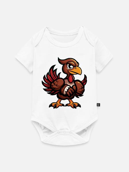 truthuhn - Baby Premium Kurzarmbody - Weiß