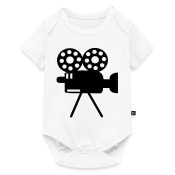 Camera Icon Film - Baby Premium short-sleeve bodysuit - white - Front