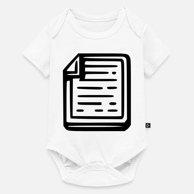 Notes - Baby Premium short-sleeve bodysuit - white