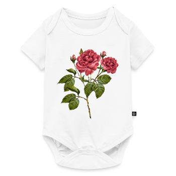 Flowers - Baby Premium short-sleeve bodysuit - white - Front
