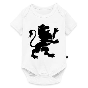 Lion Animal - Body à manches courtes Premium Bébé - blanc - Devant