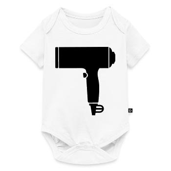 Seche cheveux - Body à manches courtes Premium Bébé - blanc - Devant