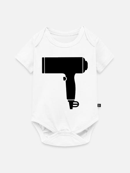 Föhn - Baby Premium Kurzarmbody - Weiß