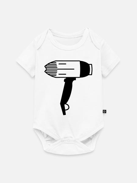 Föhn - Baby Premium Kurzarmbody - Weiß