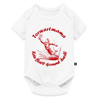 Towart Mama rot - Baby Premium Kurzarmbody - Weiß - Vorne