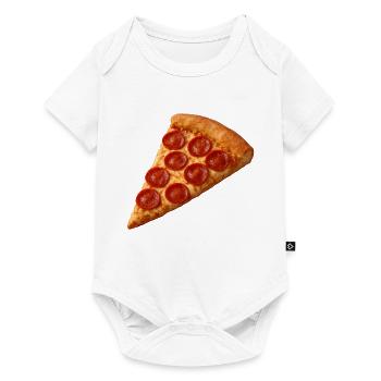 Pizza Salami - Baby Premium short-sleeve bodysuit - white - Front