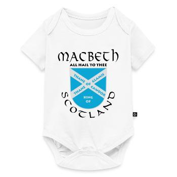 Scotland Macbeth - Baby Premium short-sleeve bodysuit - white - Front
