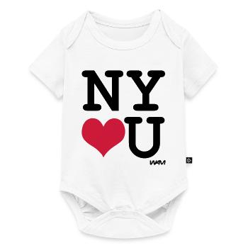 New York vous aime par wam - Body à manches courtes Premium Bébé - blanc - Devant