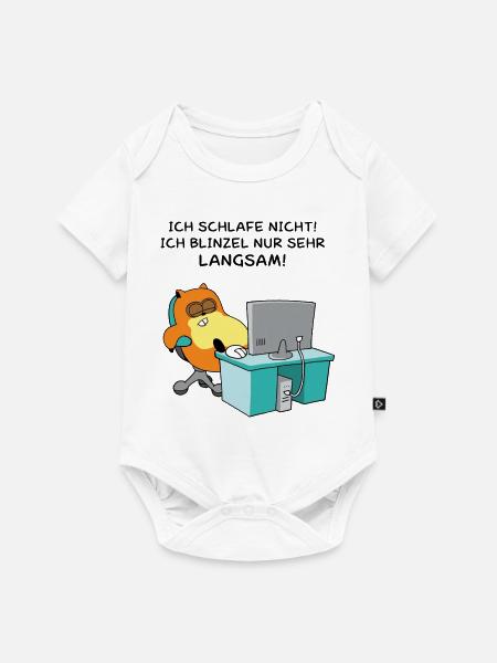 Powernapping - Kaffeetasse - Baby Premium Kurzarmbody - Weiß