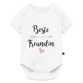 beste Freundin - Teil 2 - Baby Premium Kurzarmbody - Weiß - Vorne