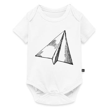Paper planes - flying - Baby Premium short-sleeve bodysuit - white - Front