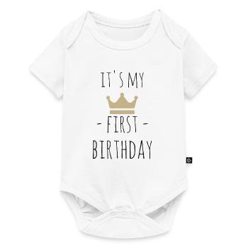 Il est mon premier anniversaire - Body à manches courtes Premium Bébé - blanc - Devant