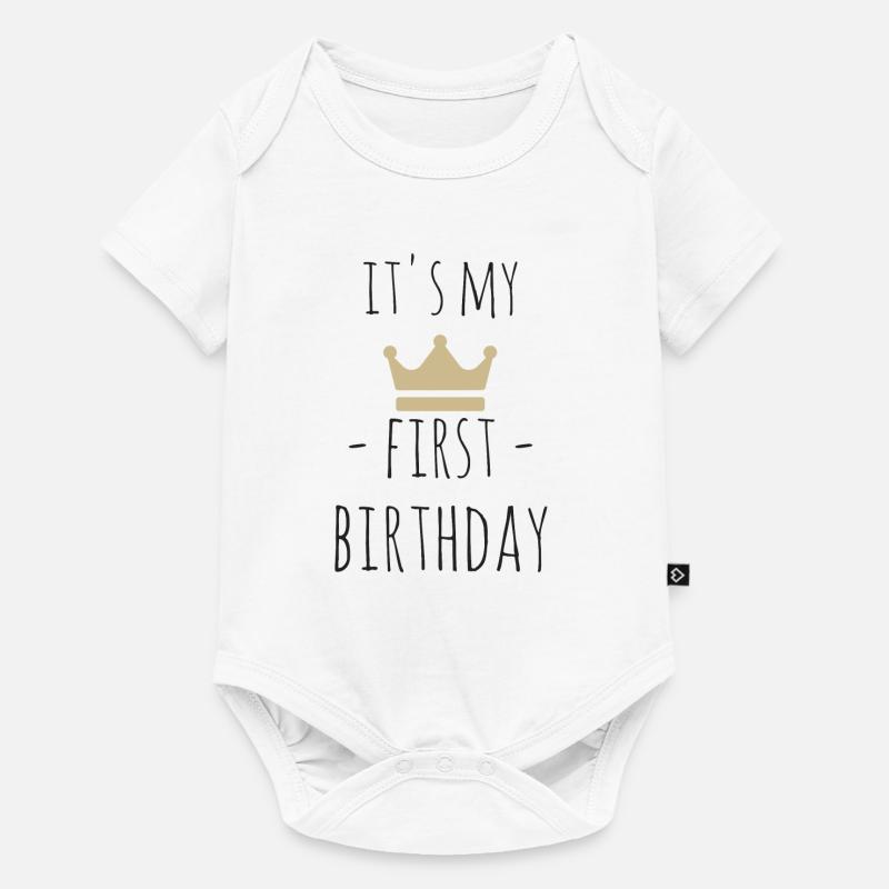 It's my first birthday - Baby Premium Kurzarmbody - Weiß