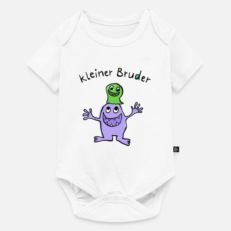 Petit frère - Body à manches courtes Premium Bébé - blanc