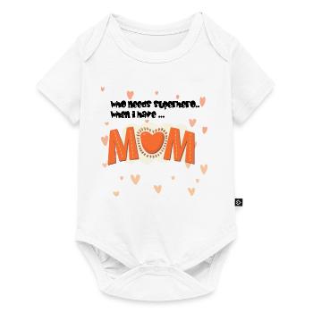 maman - Body à manches courtes Premium Bébé - blanc - Devant