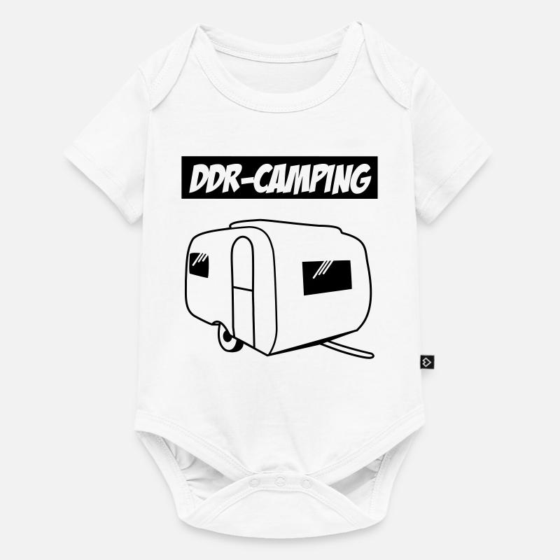 DDR-Camping QEK Junior - Baby Premium Kurzarmbody - Weiß