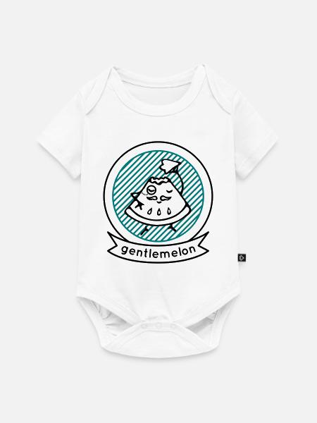Wassermelone - Baby Premium Kurzarmbody - Weiß