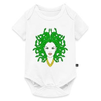 MEDUSA - Baby Premium Kurzarmbody - Weiß - Vorne
