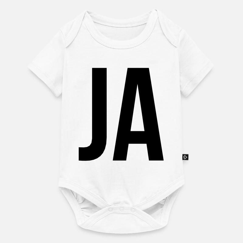 Ja - Baby Premium Kurzarmbody - Weiß